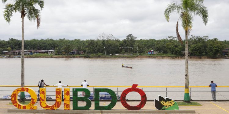 El nuevo Malecón de Quibdó a orillas del rio Atrato.