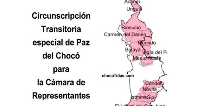 Se inscribieron 12 listas para la curul de paz Chocó.