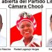 Candidatos del partido liberal a la cámara de representantes, por el departamento del Chocó.