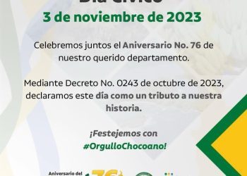 Cumpleaños 76, felicitaciones 👏 departamento del Chocó
