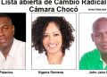 Candidatos del partido Cambio Radical a la Cámara de Representantes, por el departamento del Chocó 2022.