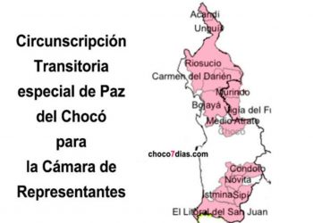 Se inscribieron 12 listas para la curul de paz Chocó.