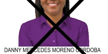 El proyecto político, «Por un Quibdó seguro para vivir’, ponen a la candidata Danny Moreno «la Nena» en las puertas de la alcaldía de Quibdó.